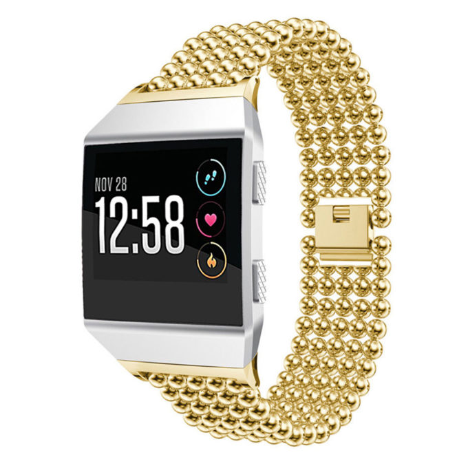 Fb.m36.yg Fitbit Ionic Stainless Steel Band In Yellow Gold