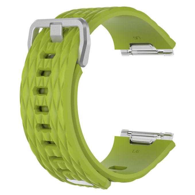 Fb.r20.11 Silicone Rubber Strap For Fitbit Ionic In Green 2