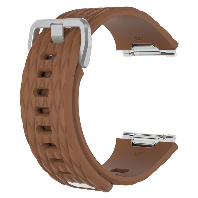 Fb.r20.2 Silicone Rubber Strap For Fitbit Ionic Brown 3