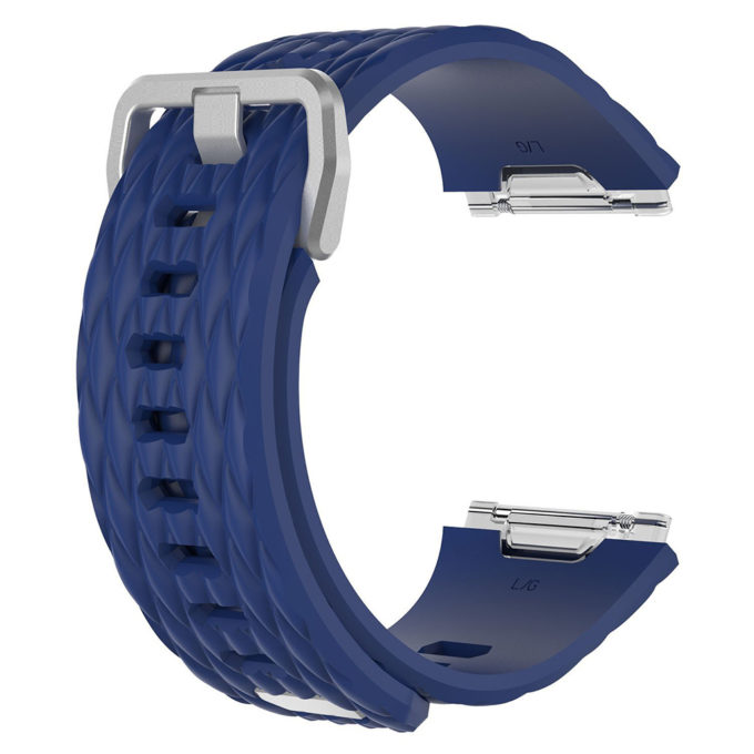 Fb.r20.5 Silicone Rubber Strap For Fitbit Ionic In Blue 2