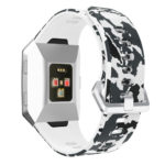 Fb.r22.22 Camo Silcone Rubber Strap In White And Grey 2