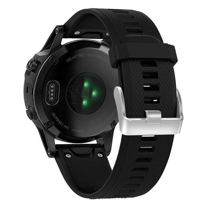 G.r18.1 Replacement Strap Band For Garmin Fenix 5 In Black 2