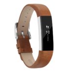 Fb.l3.3 Genuine Leather Replacement Strap Band For Fitbit Alta & HR In Tan