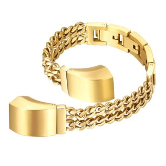 Fb.m43.yg Chain Link Bracelet Band Strap For Fitbit Alta In Yellow Gold