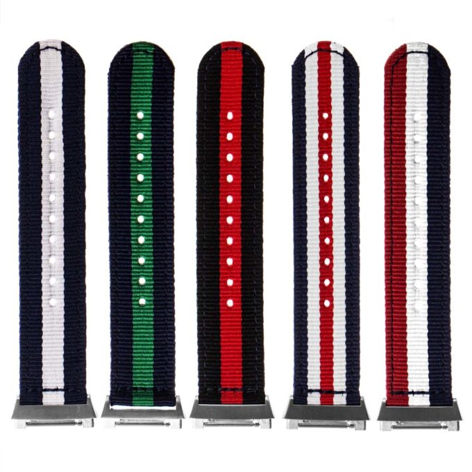 Fb.ny1 All Color StrapsCo Ballistic Nylon NATO Watch Strap Band For Fitbit Ionic