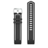 Fb.r24.1.22 Racing Stripe Rubber Watch Strap For Fitbit Charge 2 Black And White 4