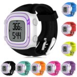 G.r19.1 Gallery Silicone Strap For Garmin Forerunner 10 15 In Black