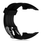 G.r19.1 Silicone Strap For Garmin Forerunner 10 15 In Black