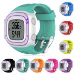 G.r19.11a Gallery Silicone Strap For Garmin Forerunner 10 15 In Mint Green