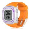 G.r19.12 Silicone Strap For Garmin Forerunner 10 15 In Orange 2