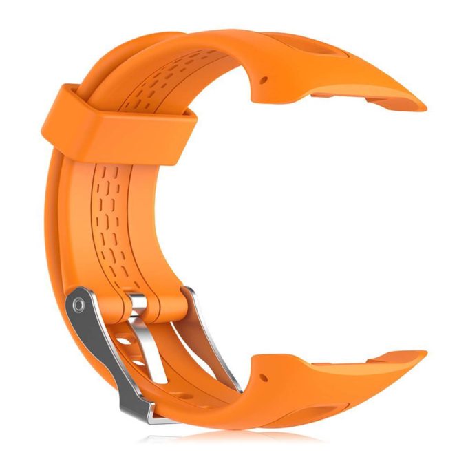 G.r19.12 Silicone Strap For Garmin Forerunner 10 15 In Orange