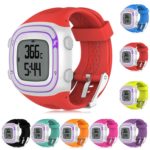G.r19.6 Gallery Silicone Strap For Garmin Forerunner 10 15 In Red