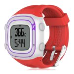 G.r19.6 Silicone Strap For Garmin Forerunner 10 15 In Red 2