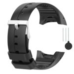 P.r3.1 Strap For Polar M430 GPS Running Watch In Black 2