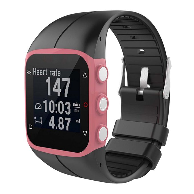 P.r3.1 Strap For Polar M430 GPS Running Watch In Black