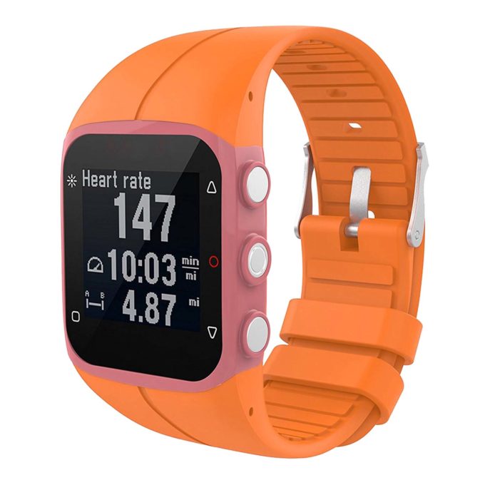 P.r3.12 Strap For Polar M430 GPS Running Watch In Orange