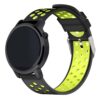 S.r6.1.11 Silicone Sport Quick Release Strap For Gear S3 In Black And Green