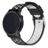 S.r6.1.22 Silicone Sport Quick Release Strap For Gear S3 In Black And White