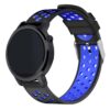 S.r6.1.5 Silicone Sport Quick Release Strap For Gear S3 In Black And Blue