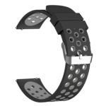 S.r6.1.7 Silicone Sport Quick Release Strap For Gear S3 In Black And Grey 2