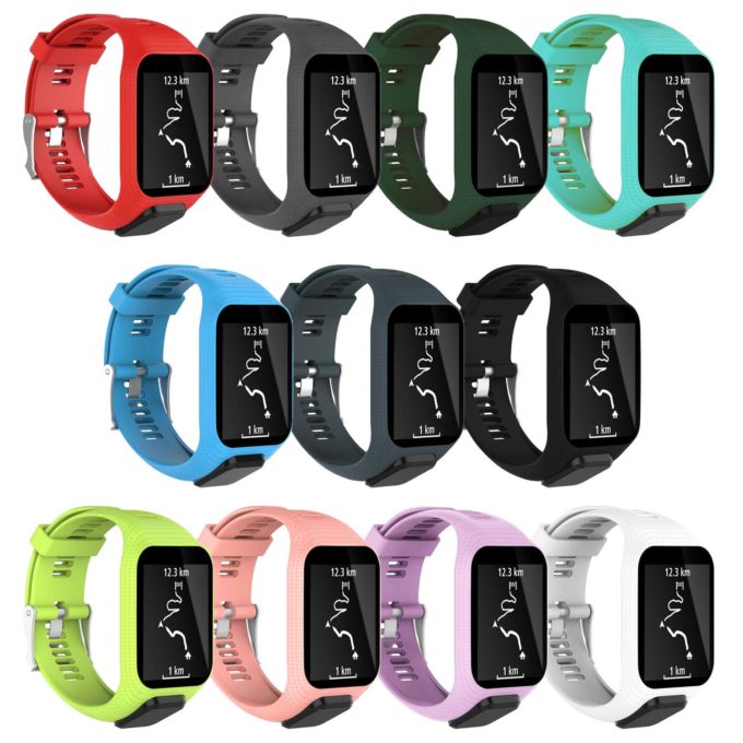 Tt.r2 All ColorTomTom Runner 2 3 Sport GPS Strap