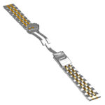 Brt2.2t Breigling 5 Link Stainless Steel Strap Two Tone 2