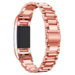 Fb.m2.rg Stainless Steel Link Band For Fitbit Charge 2 In Rose Gold 2