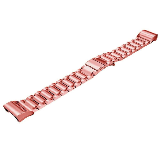 Fb.m2.rg Stainless Steel Link Band For Fitbit Charge 2 In Rose Gold 3