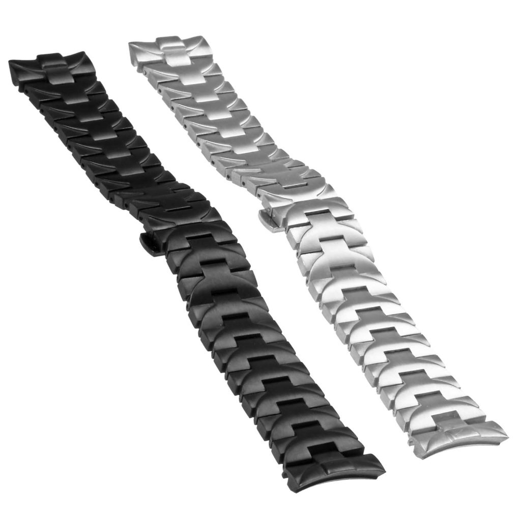 Heavy Duty Stainless Steel Watch Band With Hidden Clasp Strapsco 2157