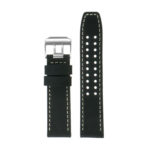 Lmx1.1 Vintage Leather Strap In Black 3