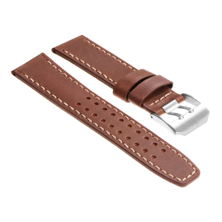 DASSARI 23mm Vintage Leather Watch Strap for Luminox Evo | StrapsCo