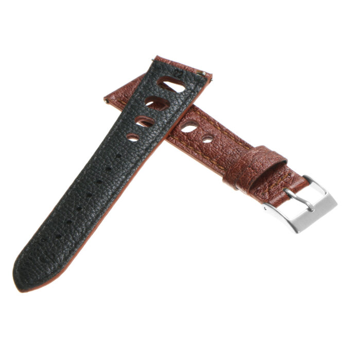 Ra5.2 DASSARI Leather Rally Strap In Brown 3