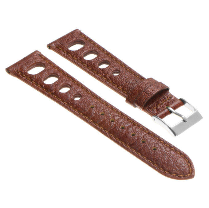 Ra5.2 DASSARI Leather Rally Strap In Brown