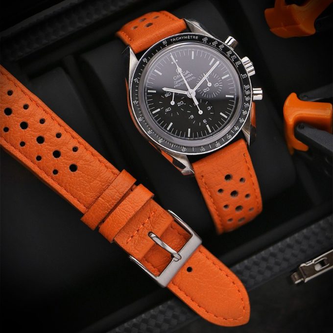 ra6 orange creative watch band omega speedmaster