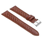 Ra6.2 DASSARI Perforated Leather Strap In Brown
