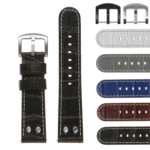 Aligator Pilot Strap with Rivets