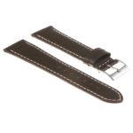 Ds11.2 Peable Fnish Leather Strap In Brown