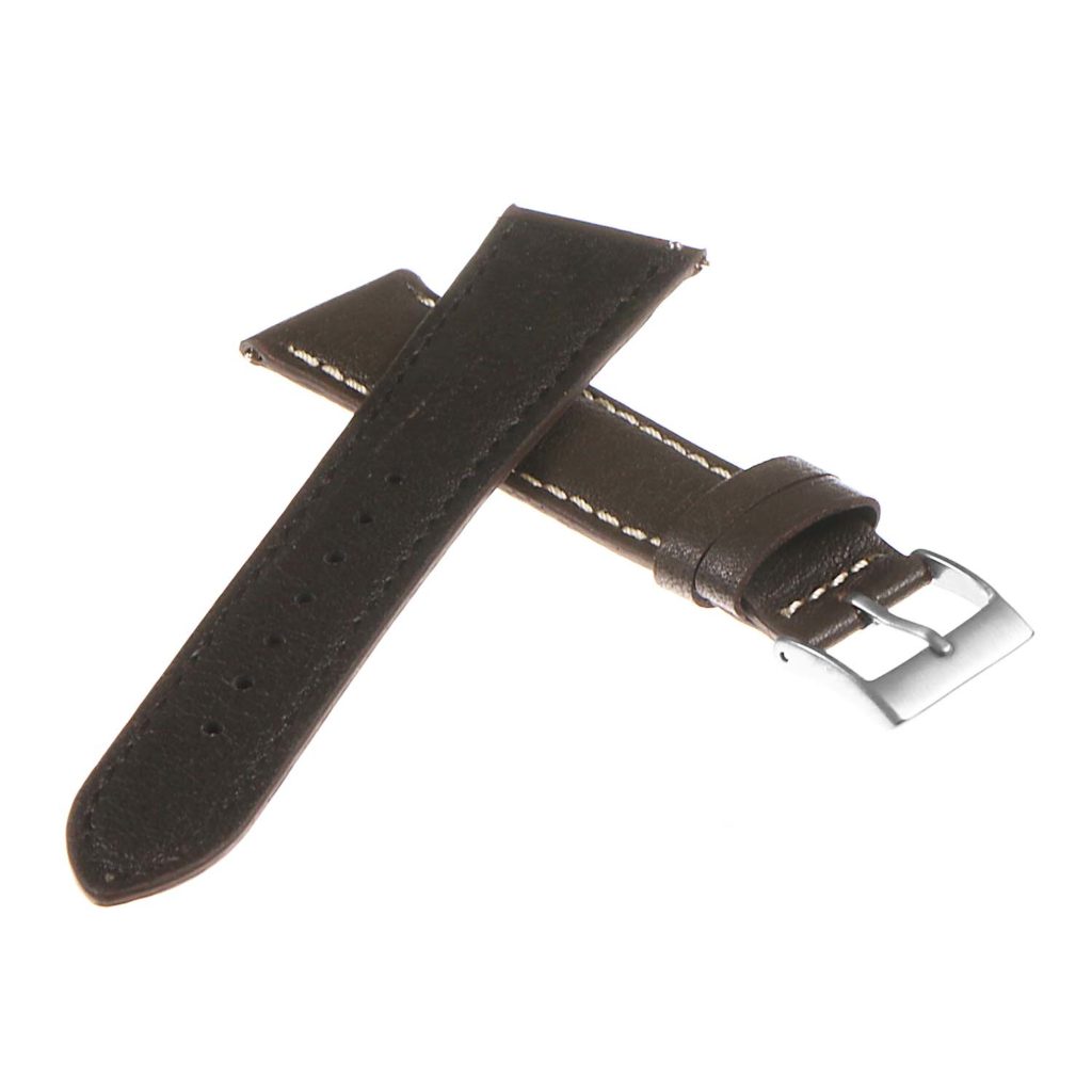 DASSARI Classic Pebbled Leather Watch Band | StrapsCo