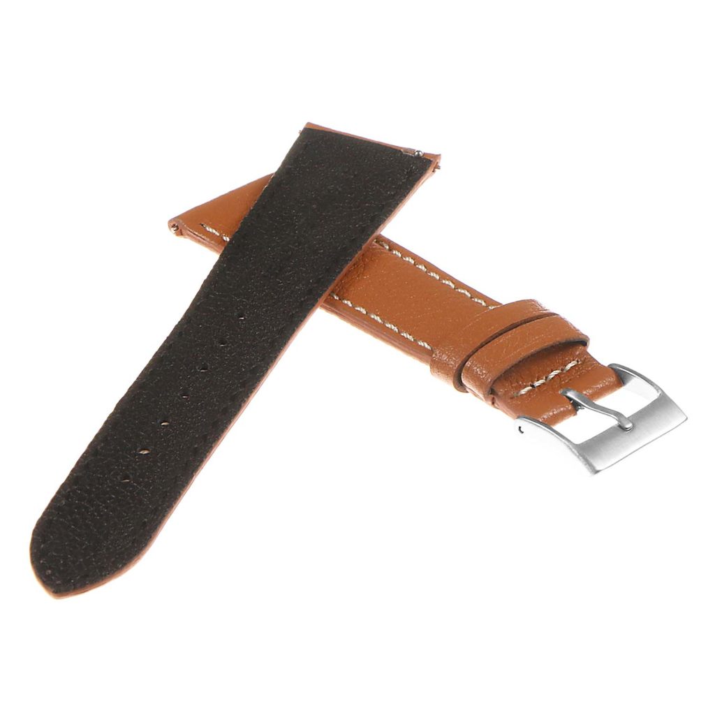 DASSARI Classic Pebbled Leather Watch Band | StrapsCo