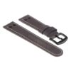 Ds14.5.mb DASSARI Vintage Leather Watch Strap In Blue W Matte Black Buckle