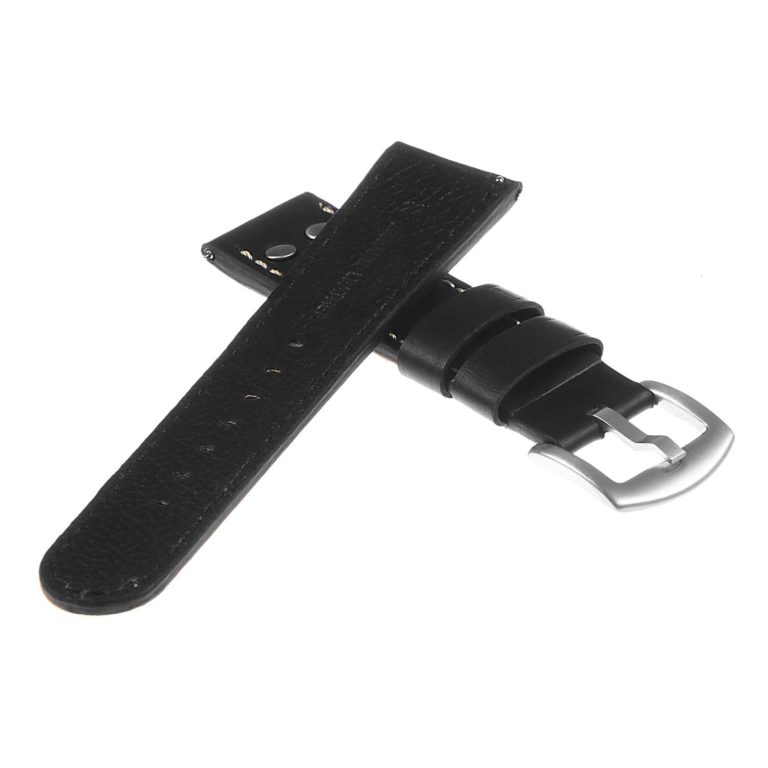 Leather Pilot Strap For Garmin Vivoactive 4 StrapsCo