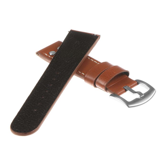 Rivet Leather Watch Strap with Carving Buckle – Cut and Sew Manufacturer