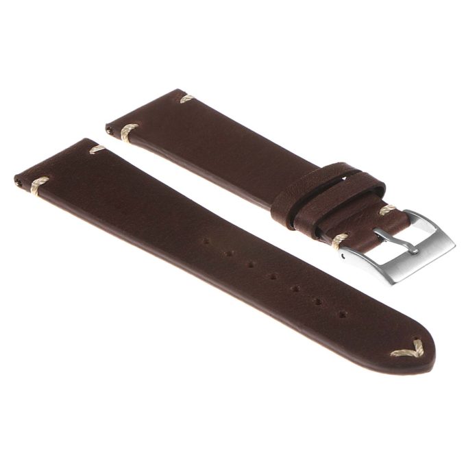 Ds8.2 Vintage Leather Strap In Brown