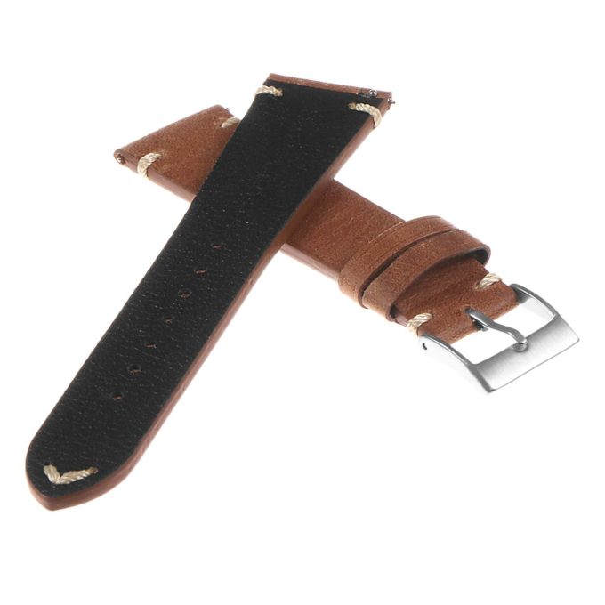 Ds8.3 Vintage Leather Strap In Tan 2