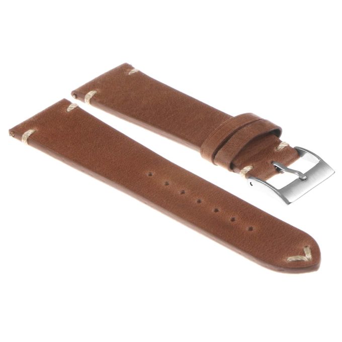 Ds8.3 Vintage Leather Strap In Tan