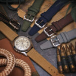 iw10 Creative DASSARI Kevlar Nylon Leather Watch Band Strap 20mm 21mm 22mm