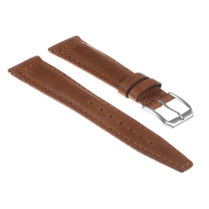 Iw9.3 Matte Finish Leather Strap In Tan