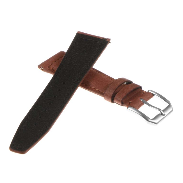 DASSARI Classic Vintage Leather Watch Band - Quick Release | StrapsCo