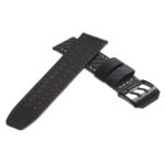 lmx3.1 Carbon Fiber Strap in Black with Matte Black Buckle 3