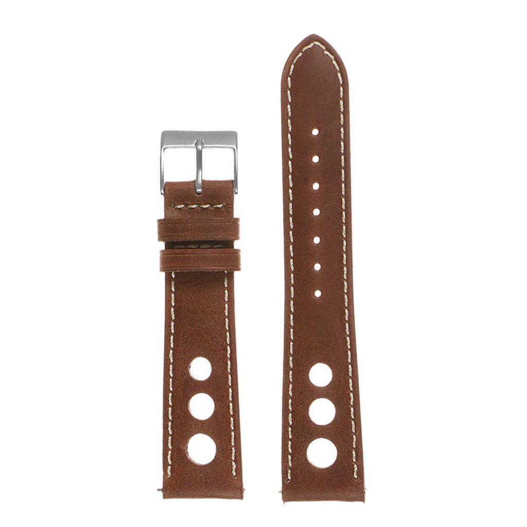 DASSARI Carrera Distressed Leather GT Rally Watch Band | StrapsCo